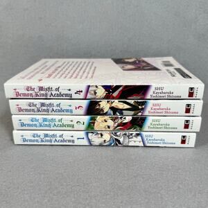 The Misfit of Demon King Academy Manga Book Lot Vol 1-4 English